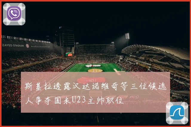 斯基拉透露汉达诺维奇等三位候选人争夺国米U23主帅职位